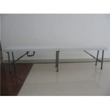 6FT portátil Palstic Foliding Banco coincide con mesas para uso en la actividad al aire libre
